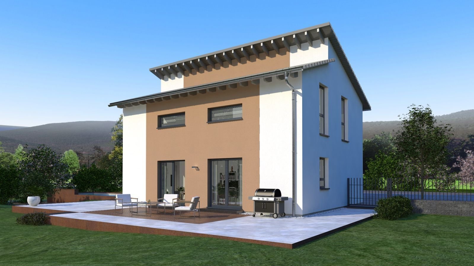 EINFAMILIENHAUS MIT VERSETZTEM PULTDACH - P11