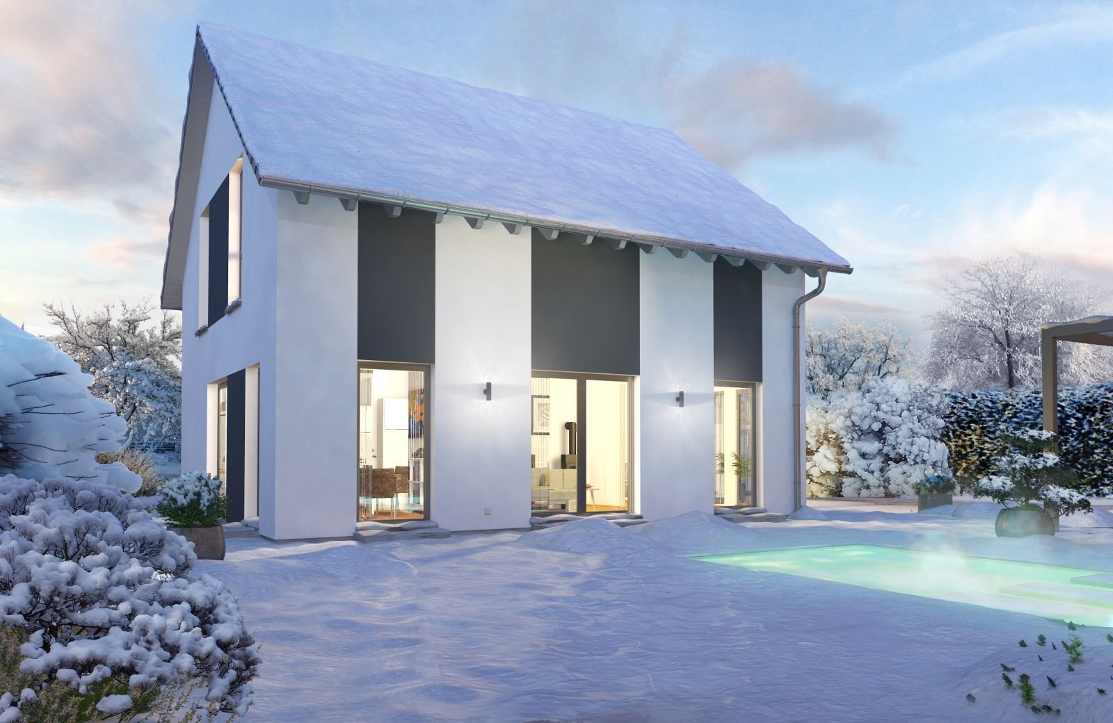 EINZUGSFERTIG! - GROSSES HAUS AUF KLEINER FLÄCHE - DESIGN 11
