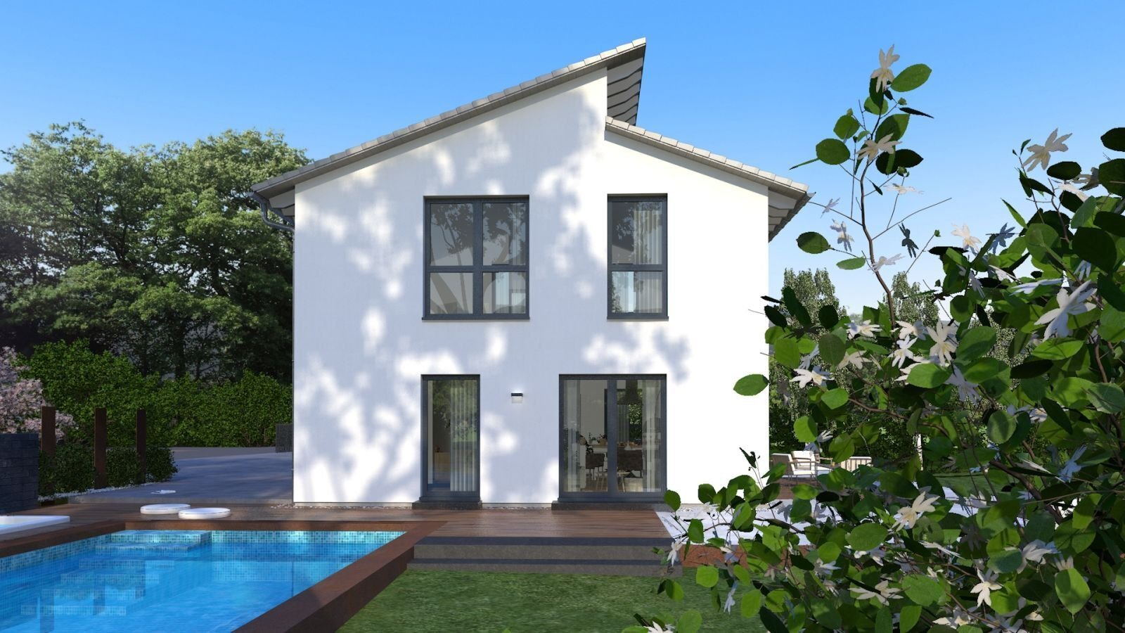 Einzugsfertig! EINFAMILIENHAUS MIT VERSETZTEM PULTDACH - Pult 11