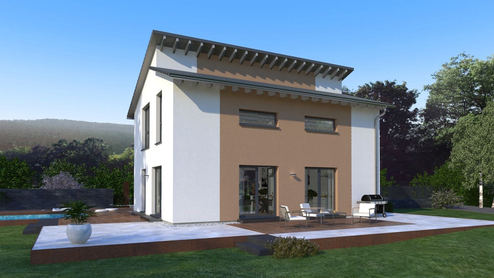 Einzugsfertig! EINFAMILIENHAUS MIT VERSETZTEM PULTDACH - Pult 11