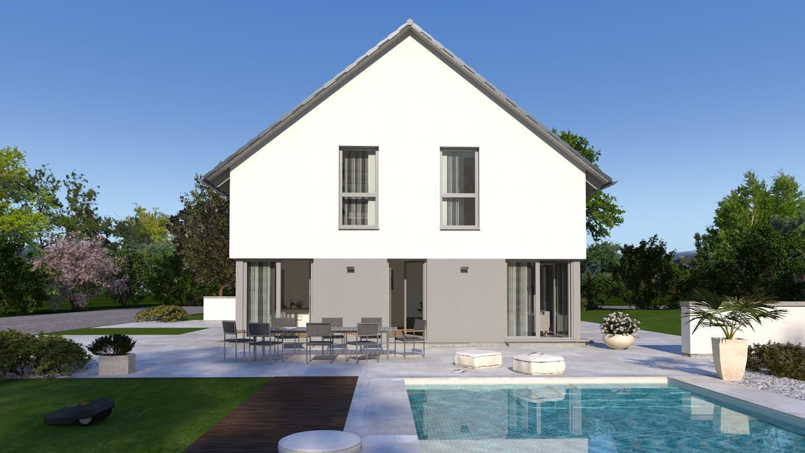 Einzugsfertig! DAS LICHTDURCHFLUTETE KUBUS-HAUS - Design 17