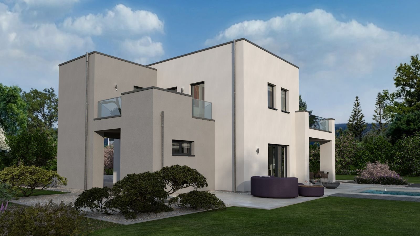 EINZUGSFERTIG! - EINFAMILIENHAUS MIT INTEGRIERTEM CARPORT - Bauhaus 22