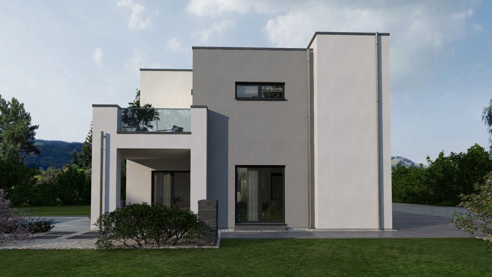 EINZUGSFERTIG! - EINFAMILIENHAUS MIT INTEGRIERTEM CARPORT - Bauhaus 22