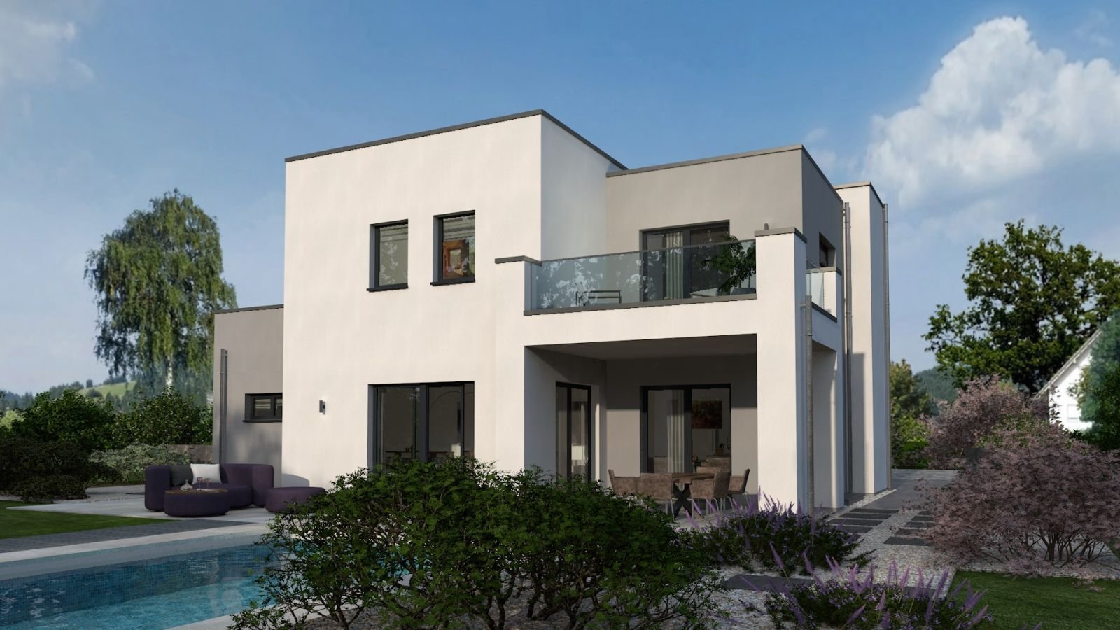 EINZUGSFERTIG! - EINFAMILIENHAUS MIT INTEGRIERTEM CARPORT - Bauhaus 22