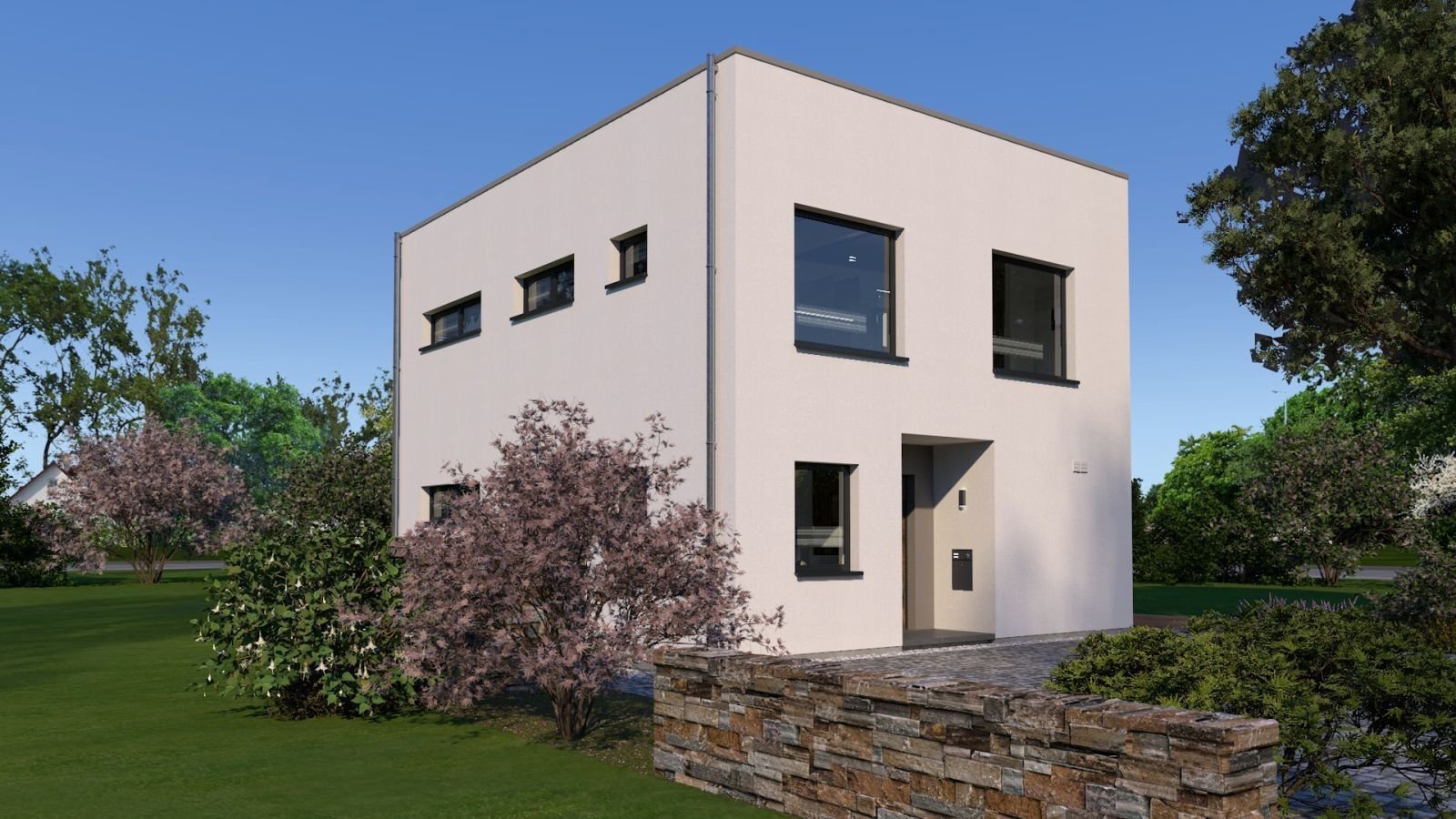 EINZUGSFERTIG! - EINFAMILIENHAUS MIT BESONDERER ARCHITEKTUR - Bauhaus 09