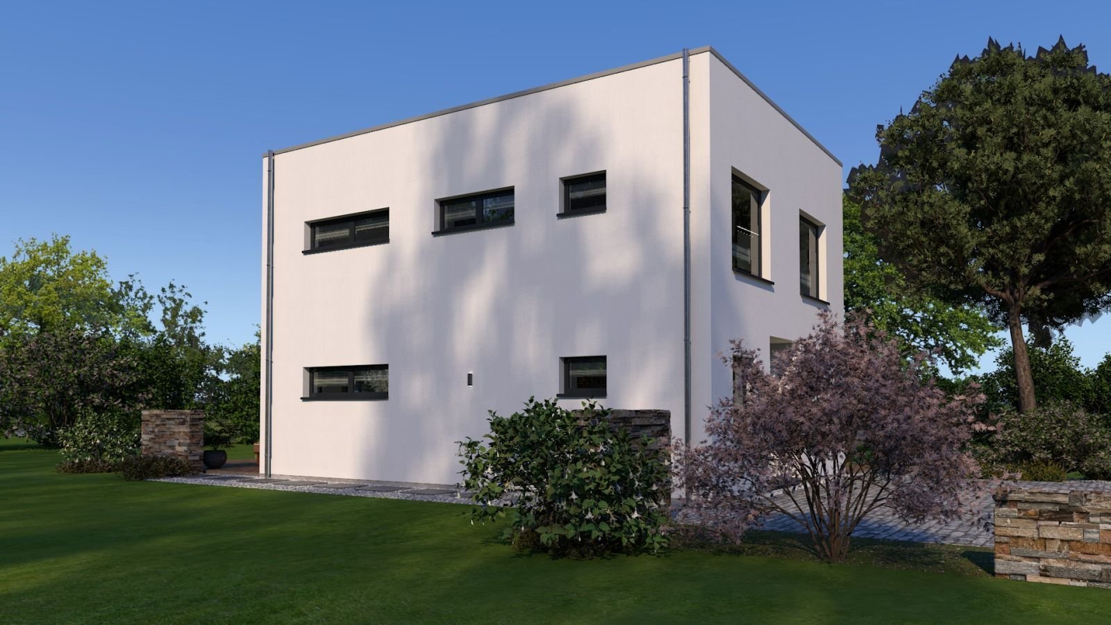 EINZUGSFERTIG! - EINFAMILIENHAUS MIT BESONDERER ARCHITEKTUR - Bauhaus 09