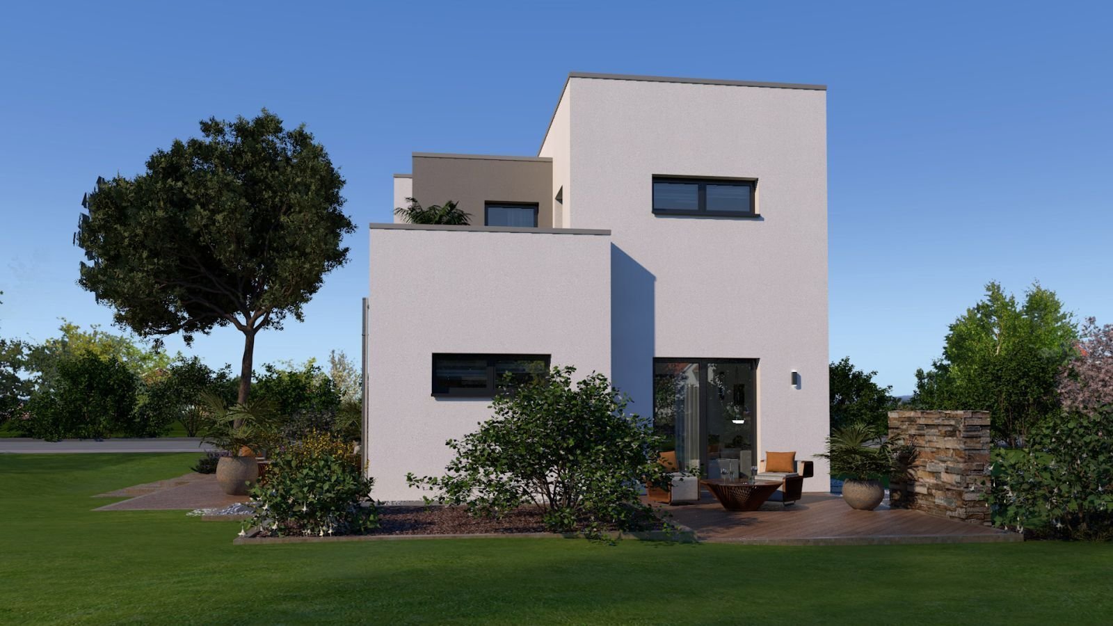 EINZUGSFERTIG! - EINFAMILIENHAUS MIT BESONDERER ARCHITEKTUR - Bauhaus 09