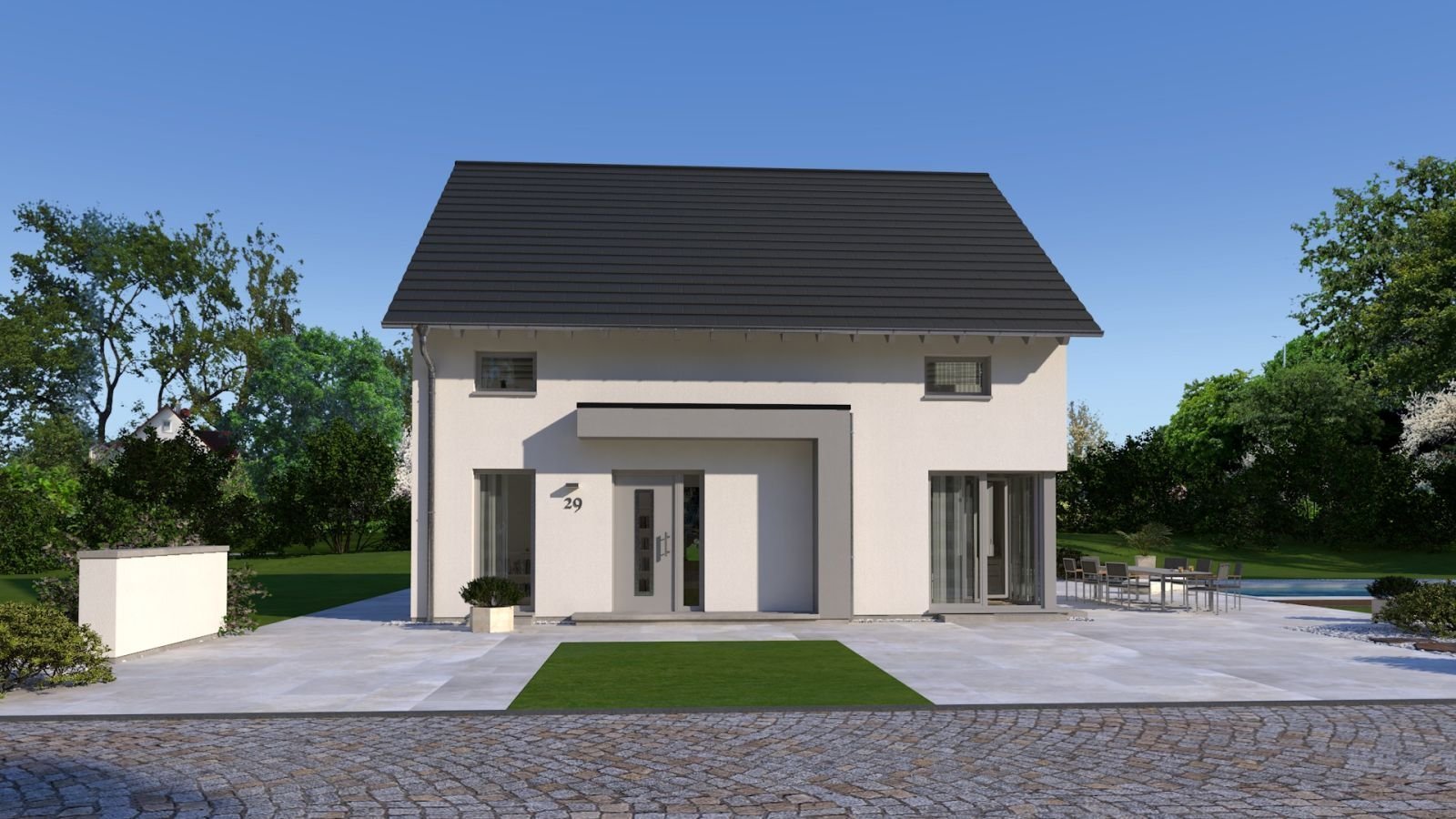 Einzugsfertig! DAS LICHTDURCHFLUTETE KUBUS-HAUS - Design 17