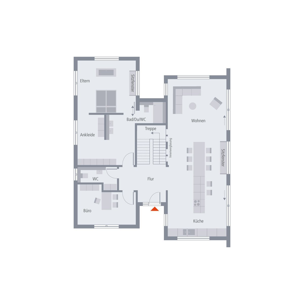 Einzugsfertig! - PULTDACHHAUS FÜR INDIVDUALISTEN - Pult 30