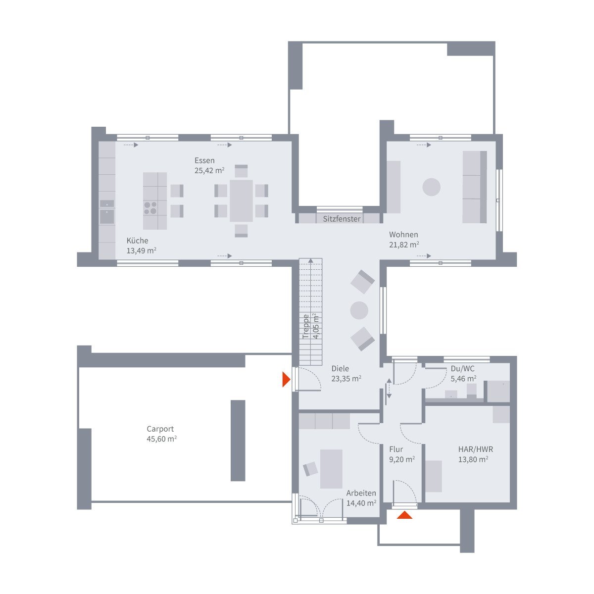 EINZUGSFERTIG! - DESIGN-HIGHLIGHT FÜR ALLE, DIE ES BESONDERS LIEBEN - Bauhaus 95