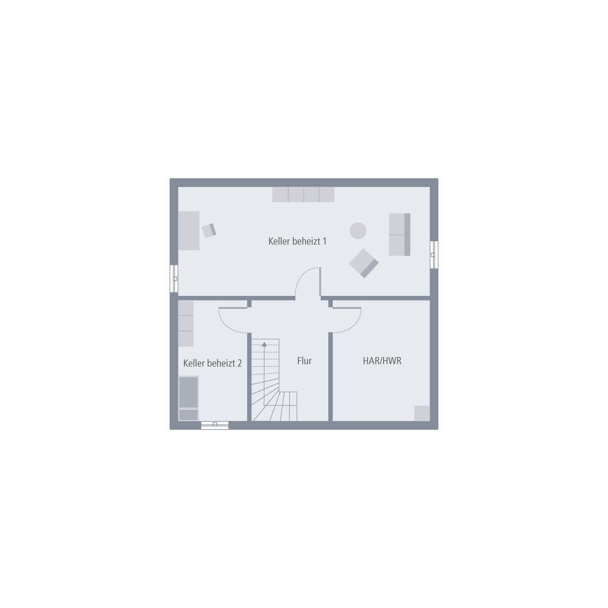 KELLERGESCHOSS FÜR MEHR RAUM ZUM LEBEN