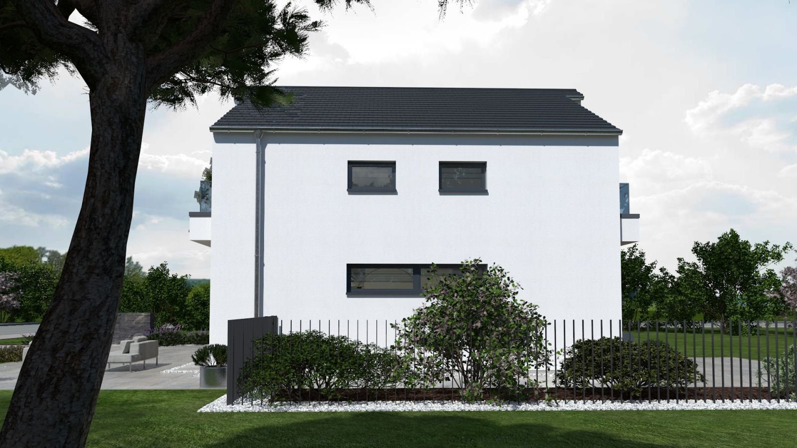 EINFAMILIENHAUS MIT MODERNEM DESIGNANSPRUCH