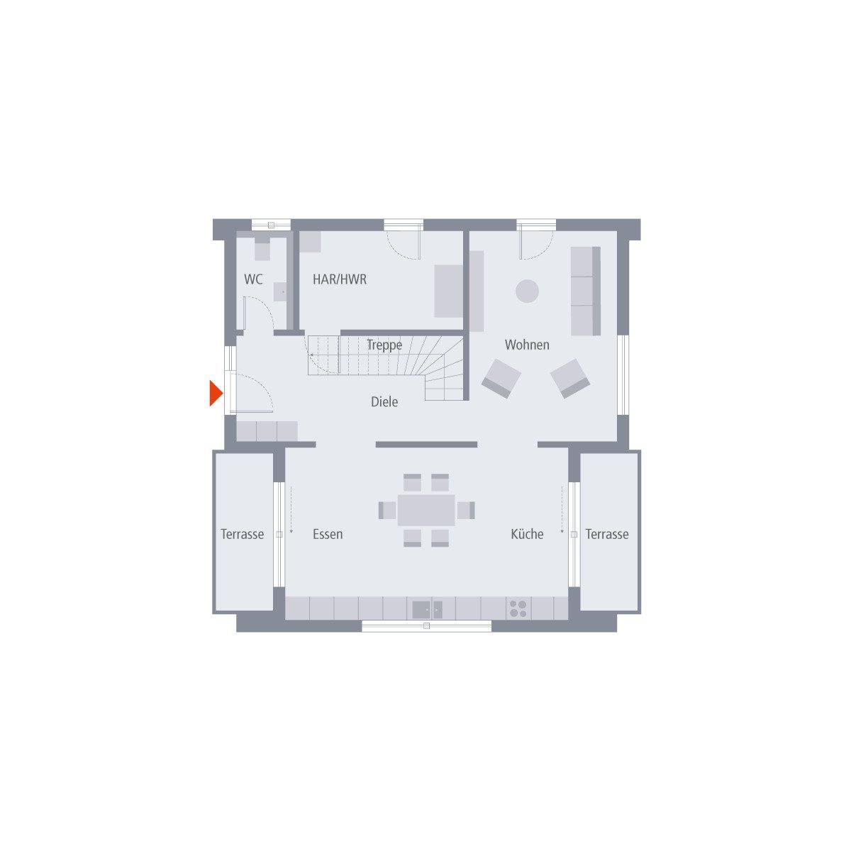 EINFAMILIENHAUS MIT MODERNEM DESIGNANSPRUCH