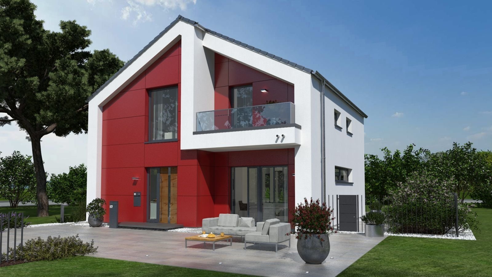EINFAMILIENHAUS MIT MODERNEM DESIGNANSPRUCH