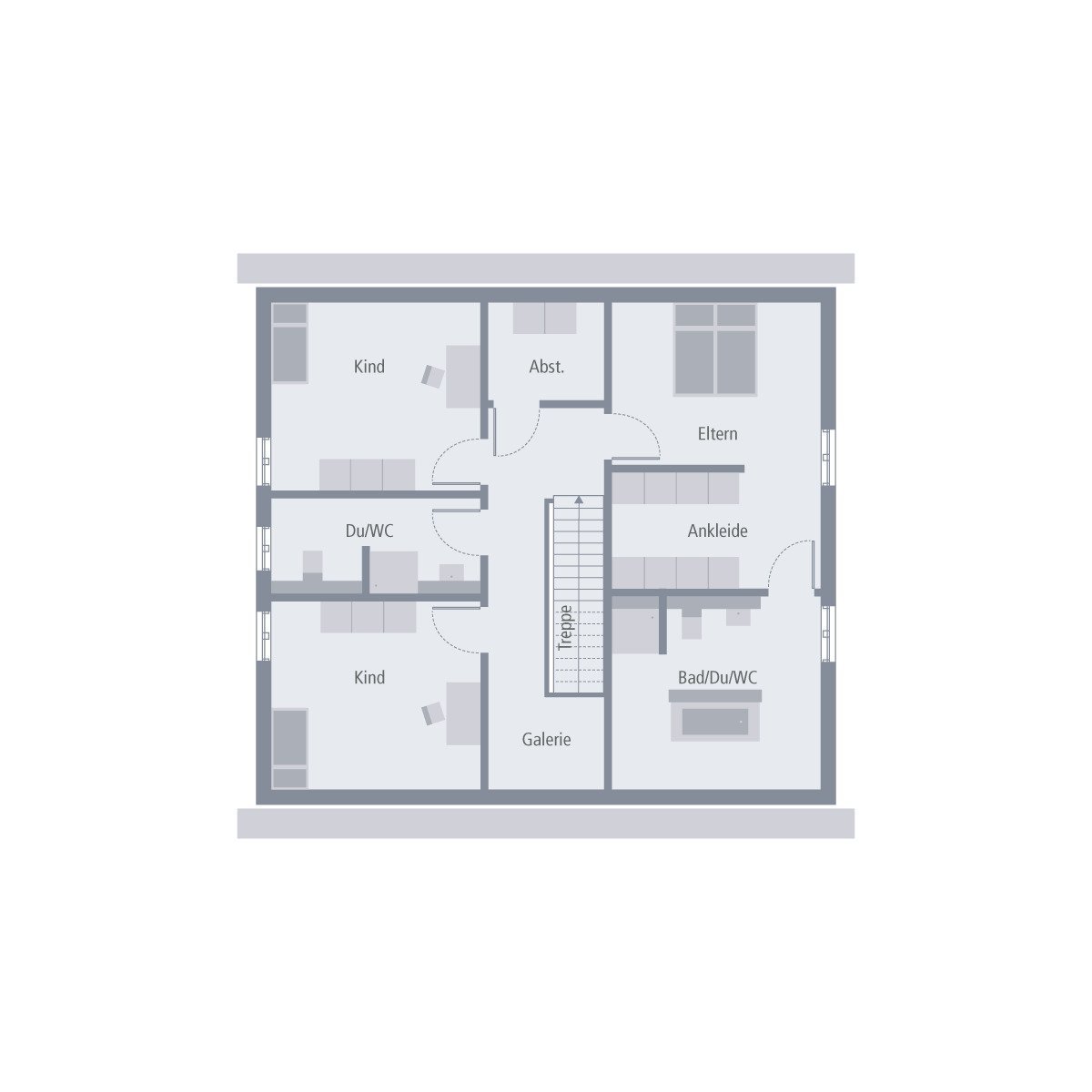 Moderne Architektur auf zwei Etagen – Grundstück separat