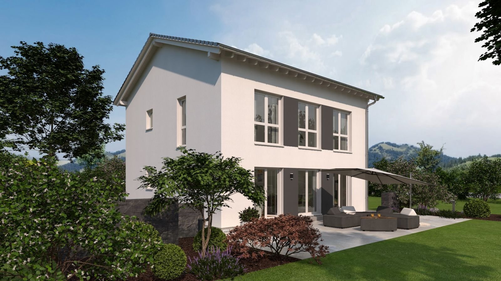 LICHTDURCHFLUTETES EINFAMILIENHAUS MIT VIEL RAUM