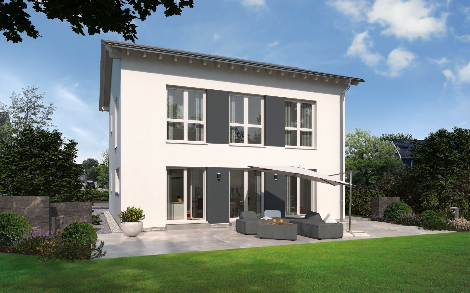 LICHTDURCHFLUTETES EINFAMILIENHAUS MIT VIEL RAUM