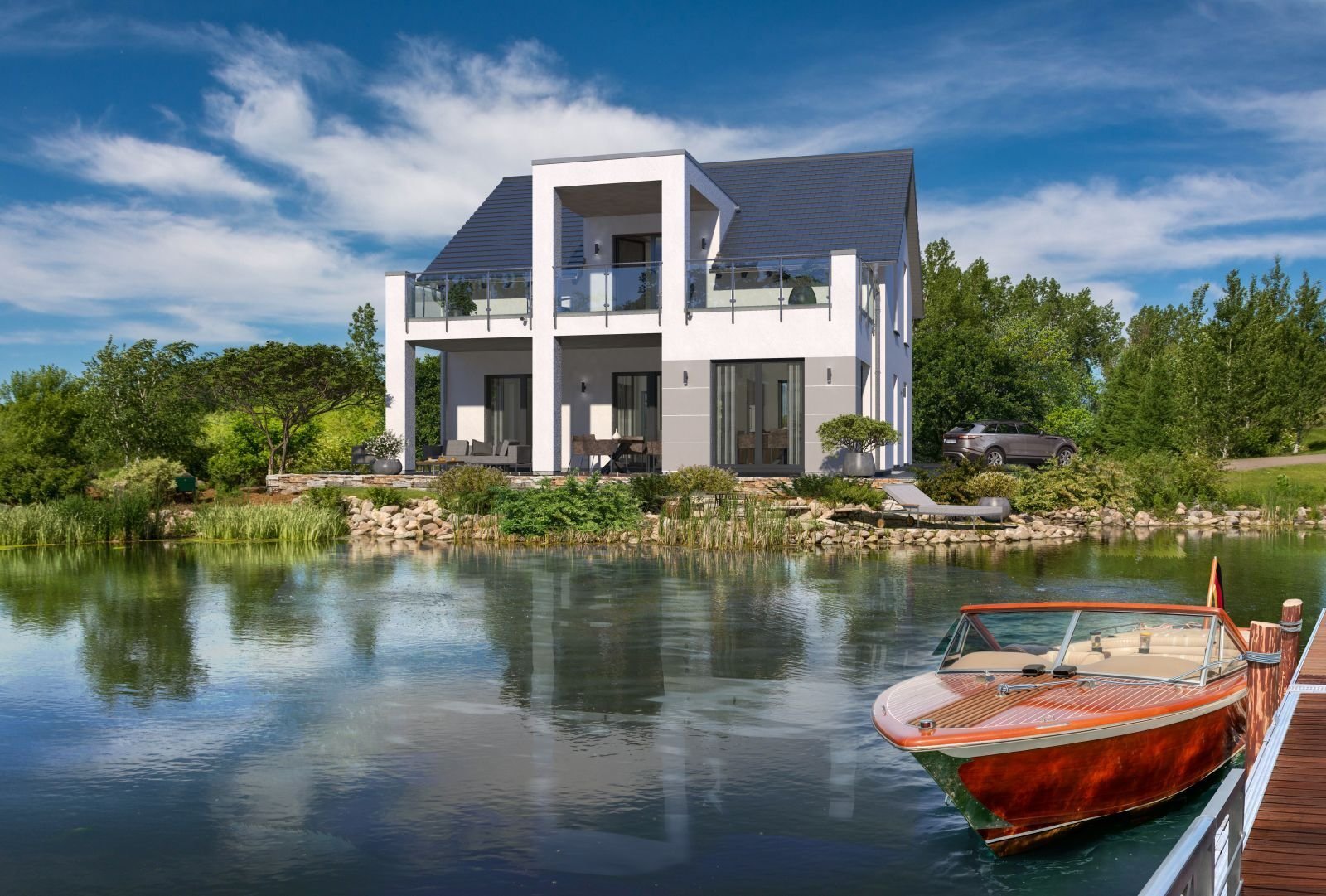 EINFAMILIENHAUS IM HAMPTON-STIL EINZUGSFERTIG!