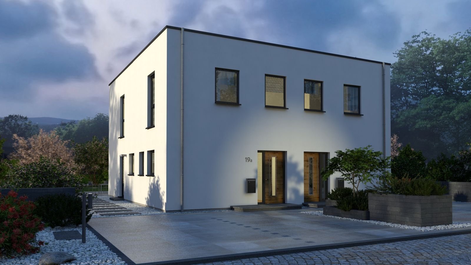 PURISTISCHES DOPPELHAUS