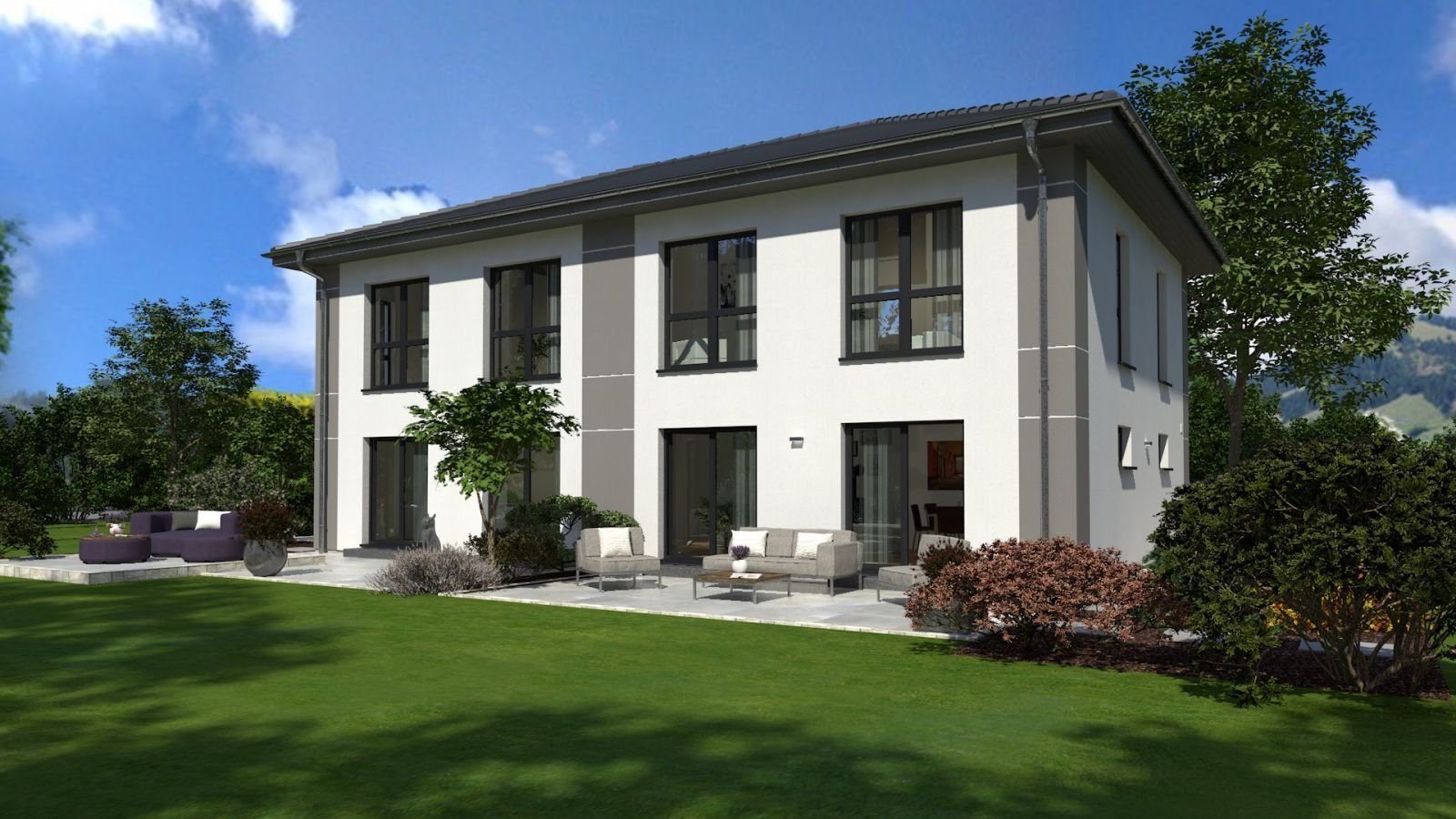 DOPPELHAUS-HÄLFTEN MIT JE 141m² Wohnfläche