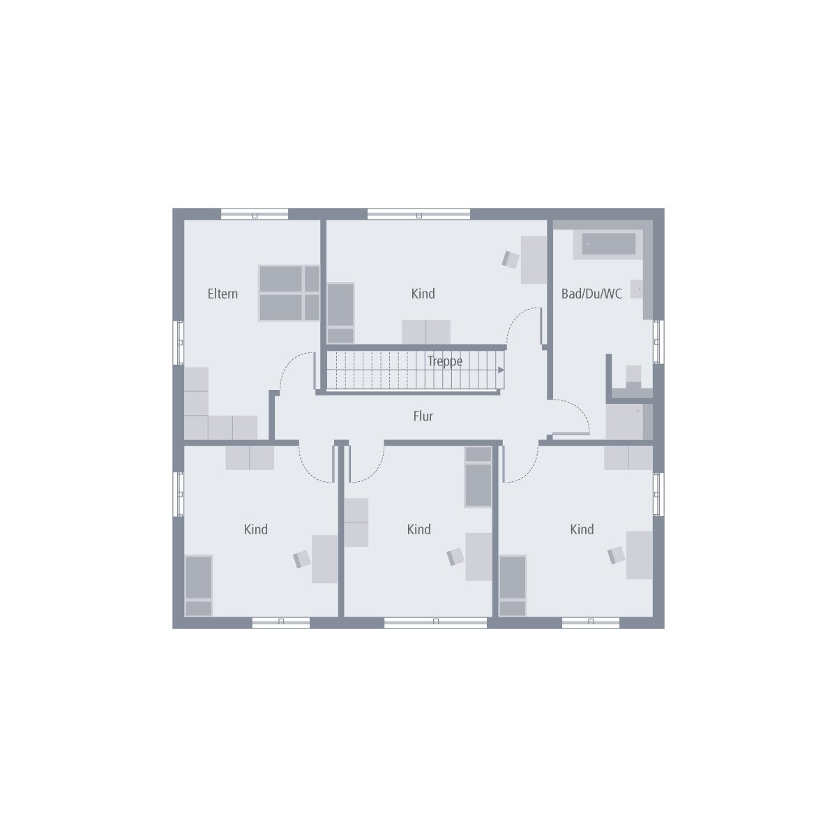FLEXIBLES DESIGNHAUS MIT FLAIR