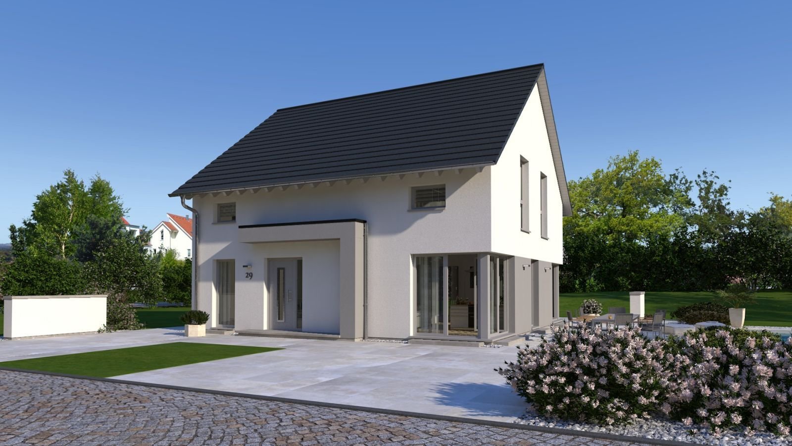 DAS LICHTDURCHFLUTETE KUBUS-HAUS