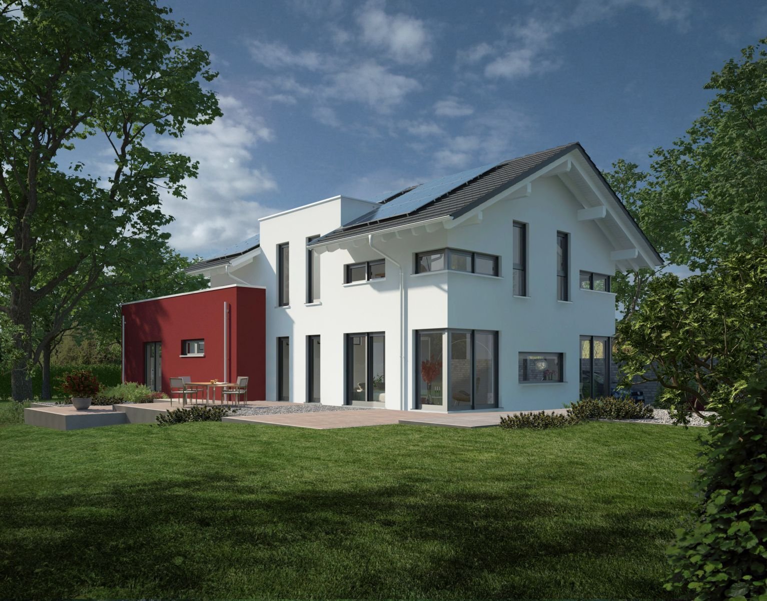 Architektenhaus Estenfeld auf Südgrundstück