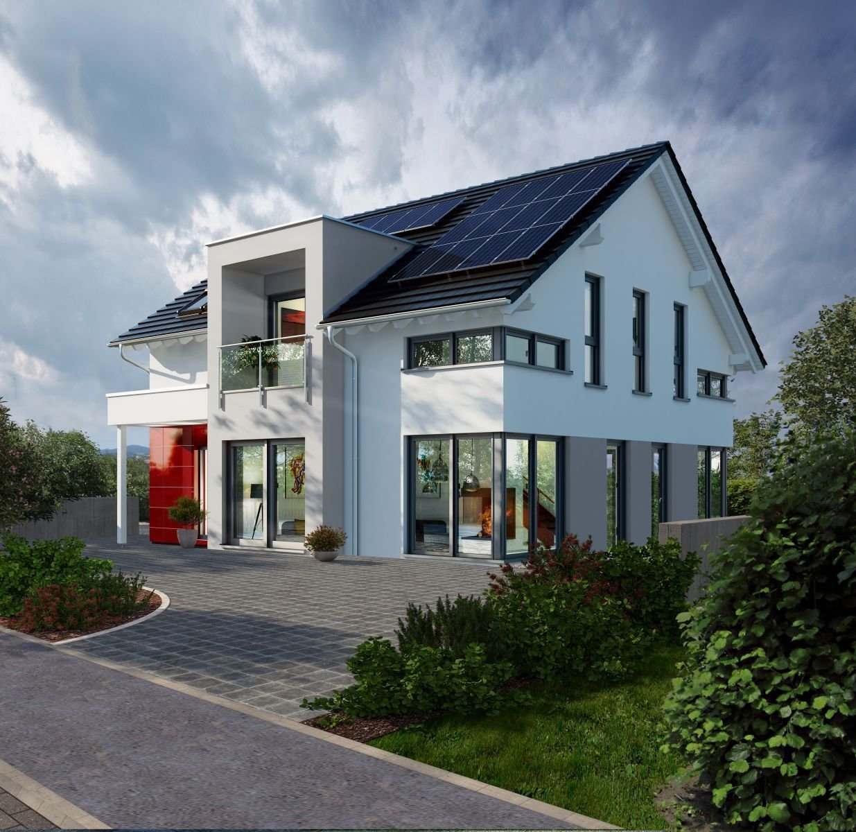 Architektenhaus Fellbach auf Südgrundstück