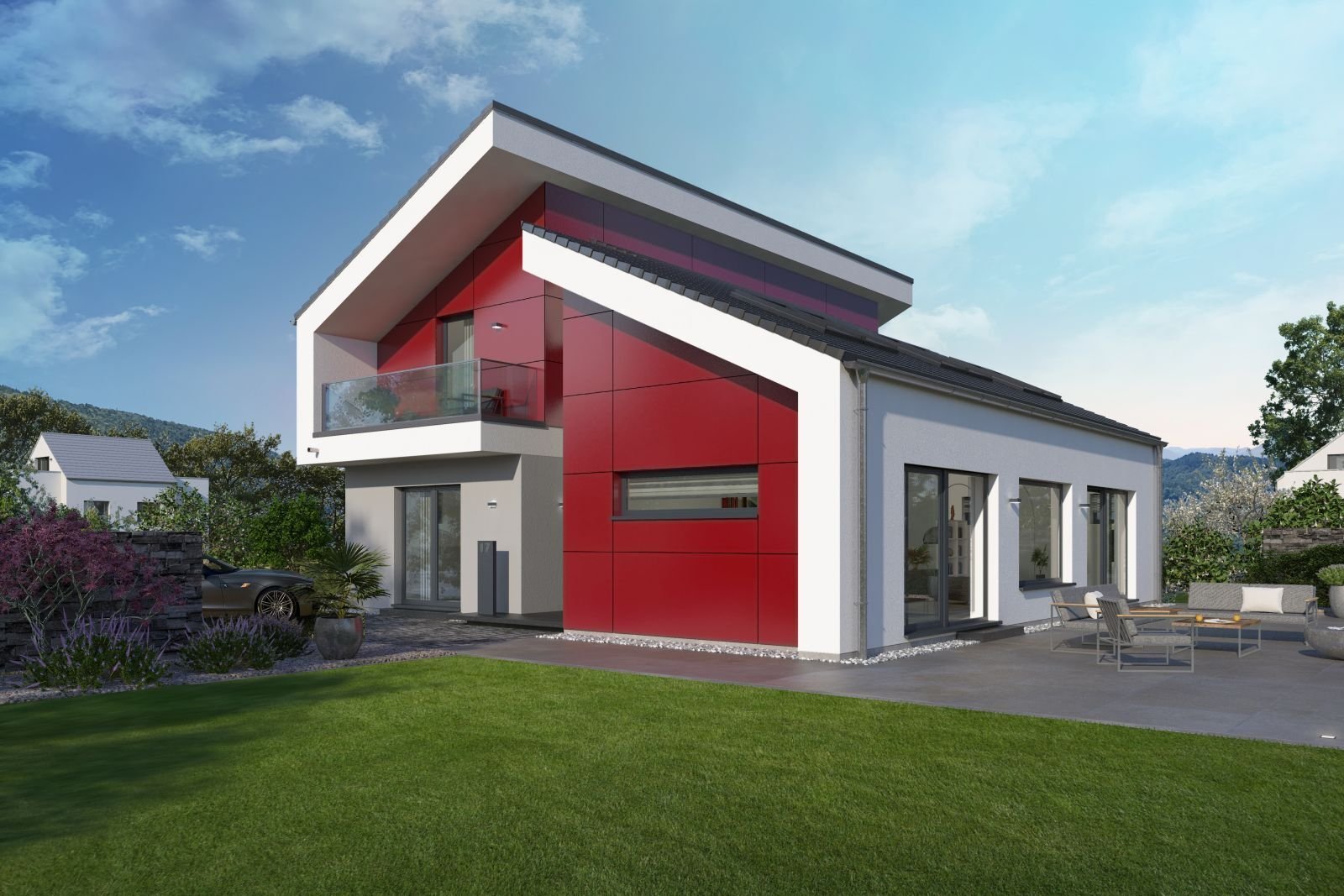 Architektenhaus Simmern auf Südgrundstück
