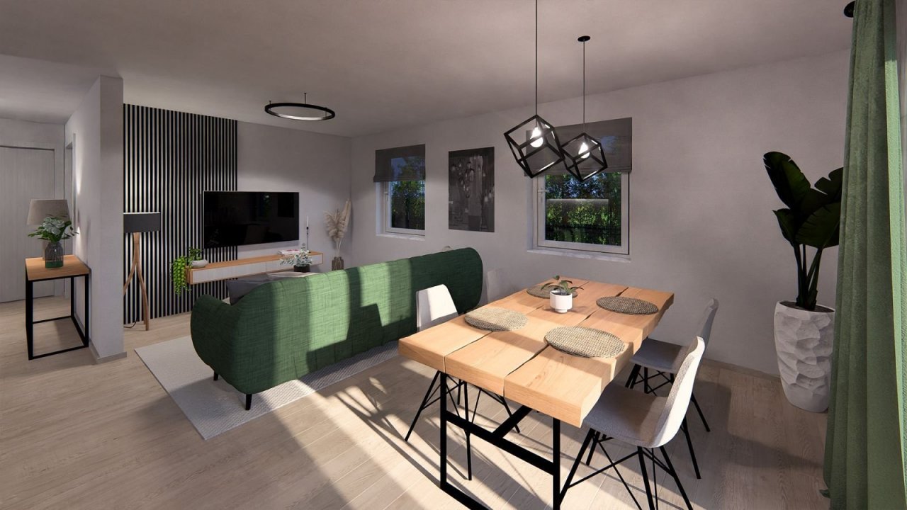 Ansicht Wohneinheit Erdgeschoss Ansicht Wohneinheit Erdgeschoss