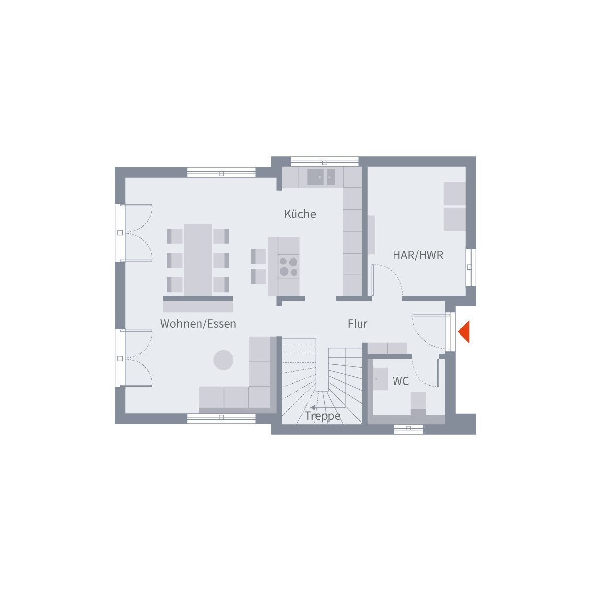 Grundriss Erdgeschoss