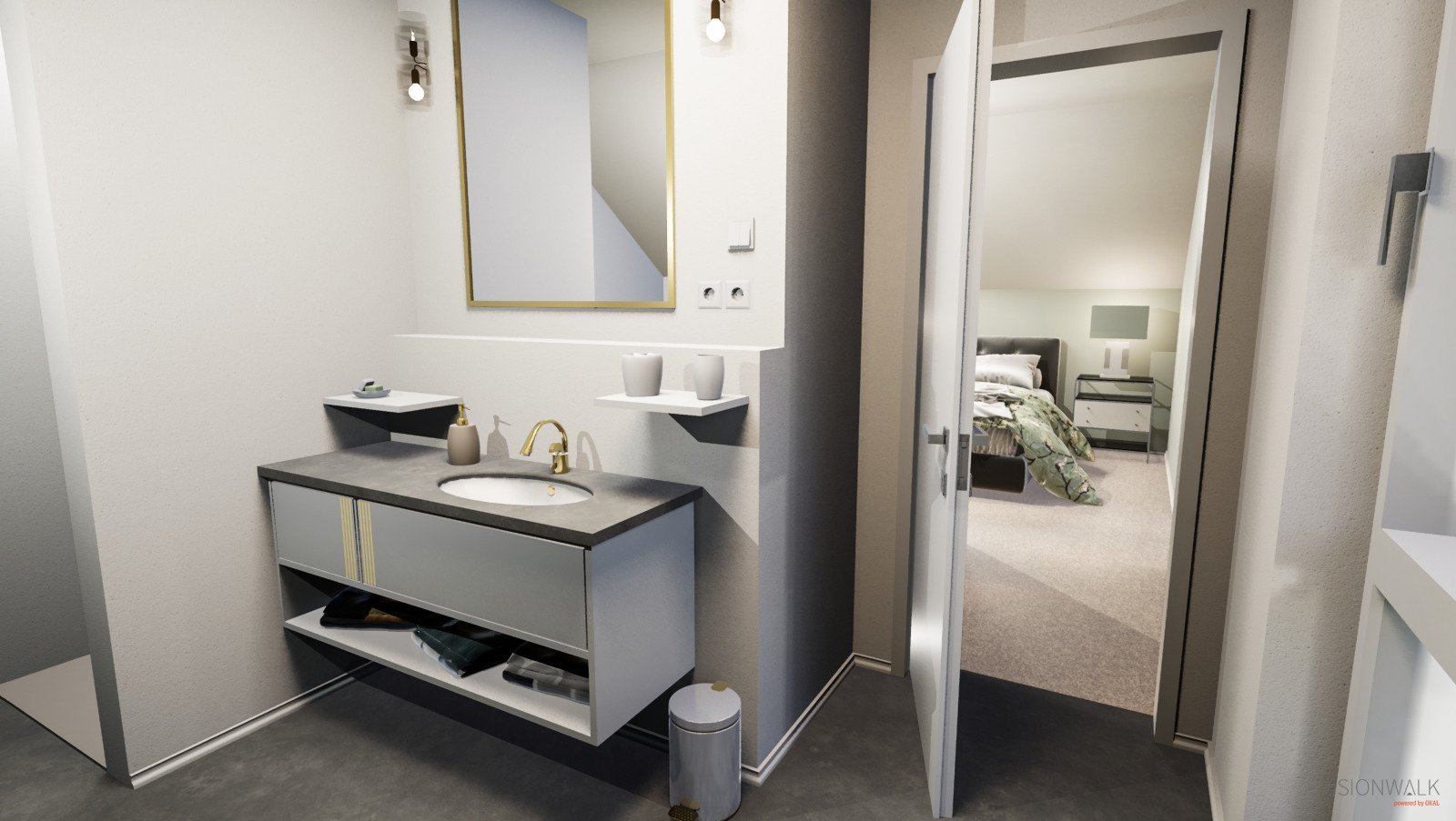 Ansicht Arbeitszimmer