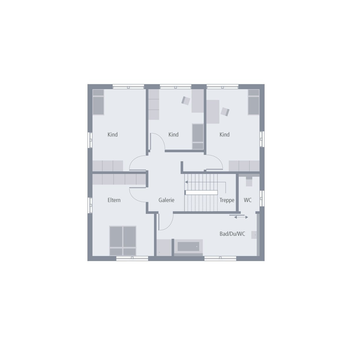 Grundriss Obergeschoss Grundriss Obergeschoss