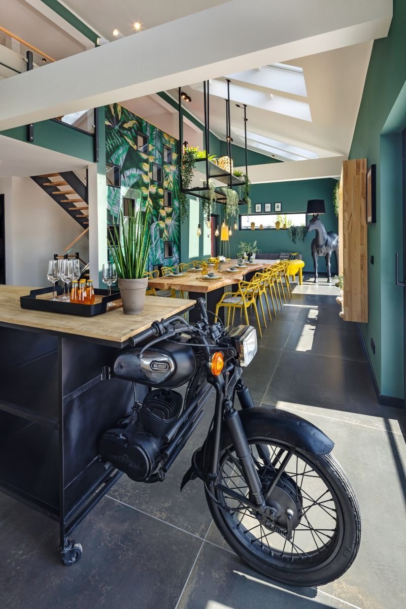 Ansicht Küche und Essbereich Ansicht Küche und Essbereich