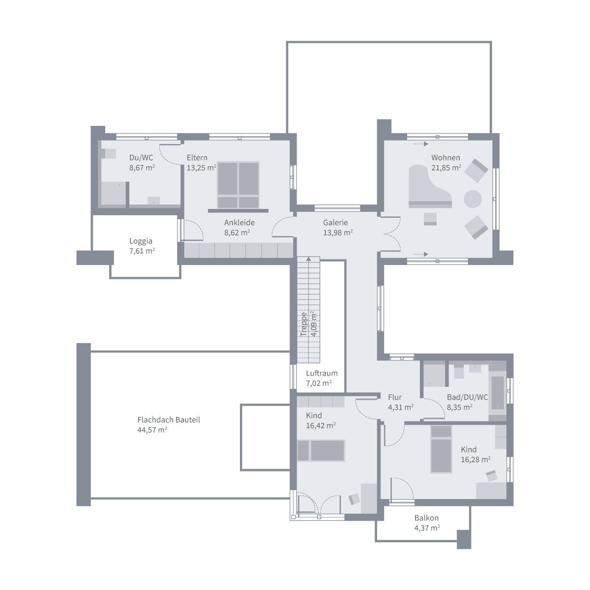 Grundriss Obergeschoss Grundriss Obergeschoss