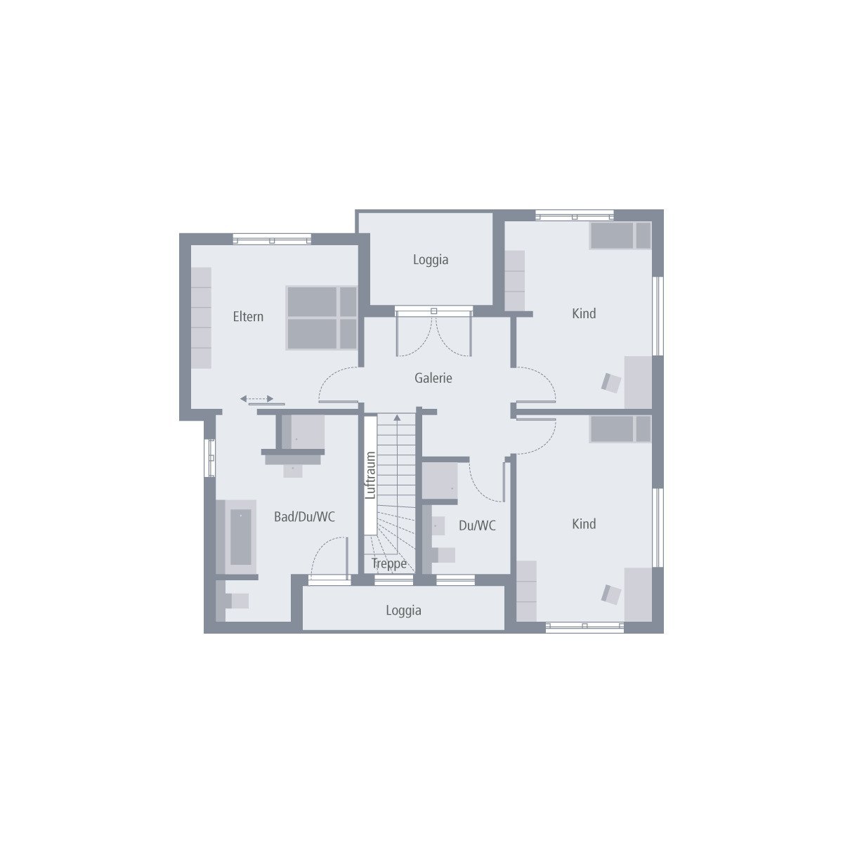 Grundriss Obergeschoss Grundriss Obergeschoss