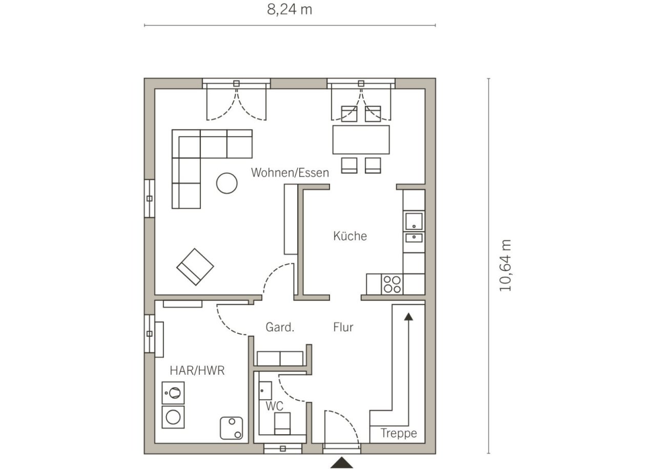 Grundriss Erdgeschoss Grundriss Erdgeschoss