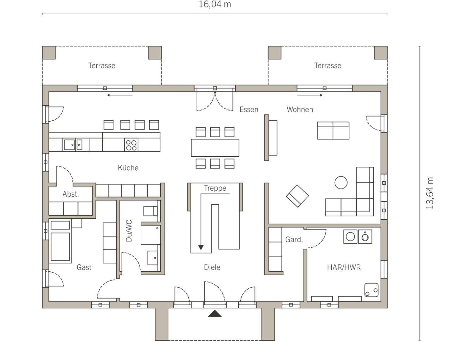 Grundriss Erdgeschoss