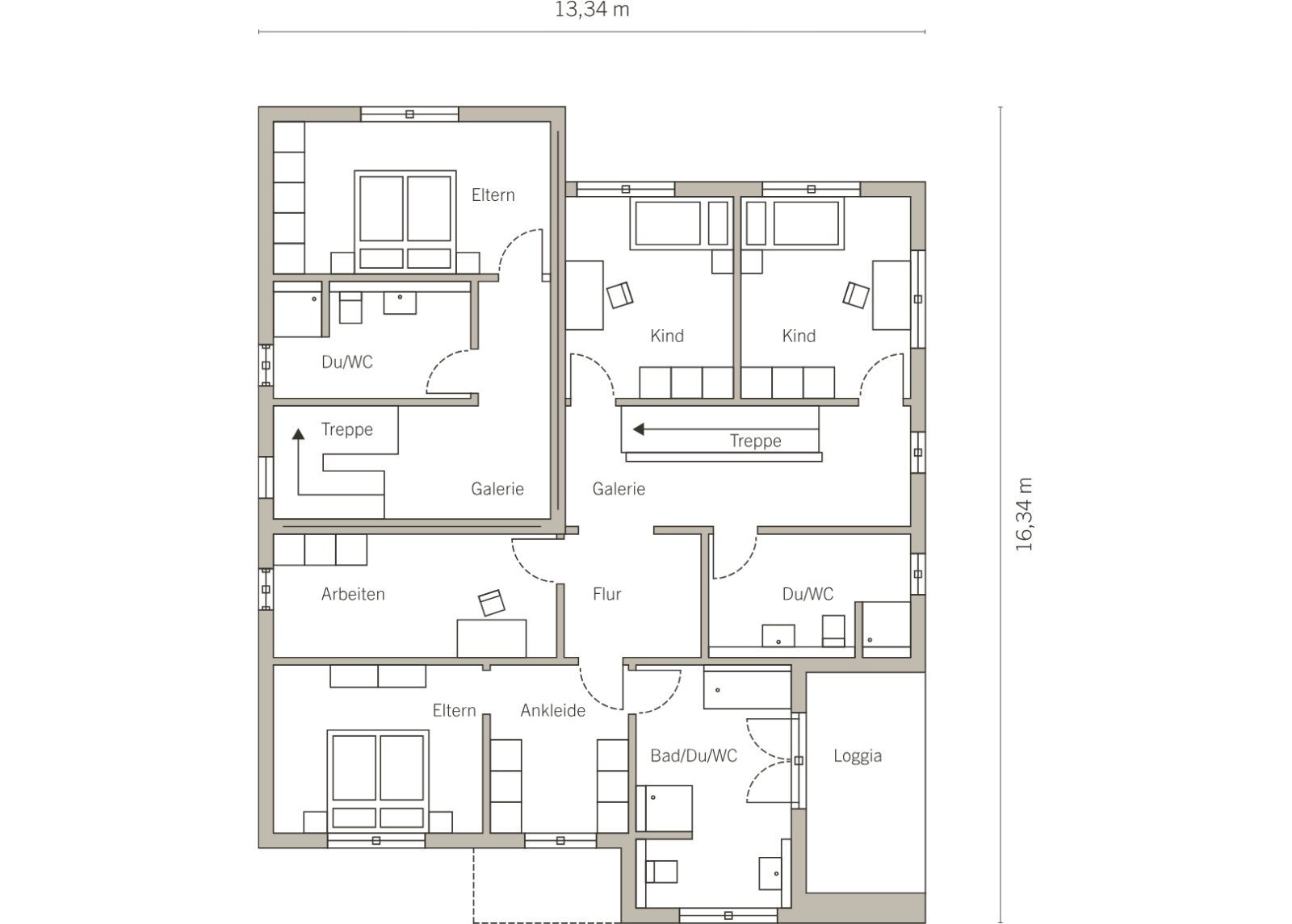 Grundriss Dachgeschoss Grundriss Dachgeschoss