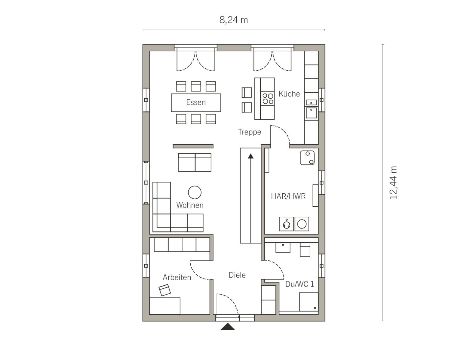 Grundriss Erdgeschoss