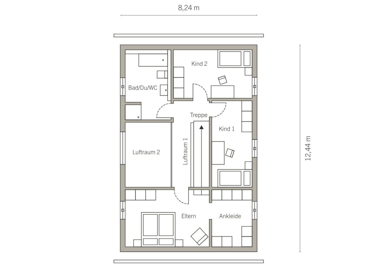 Grundriss Dachgeschoss