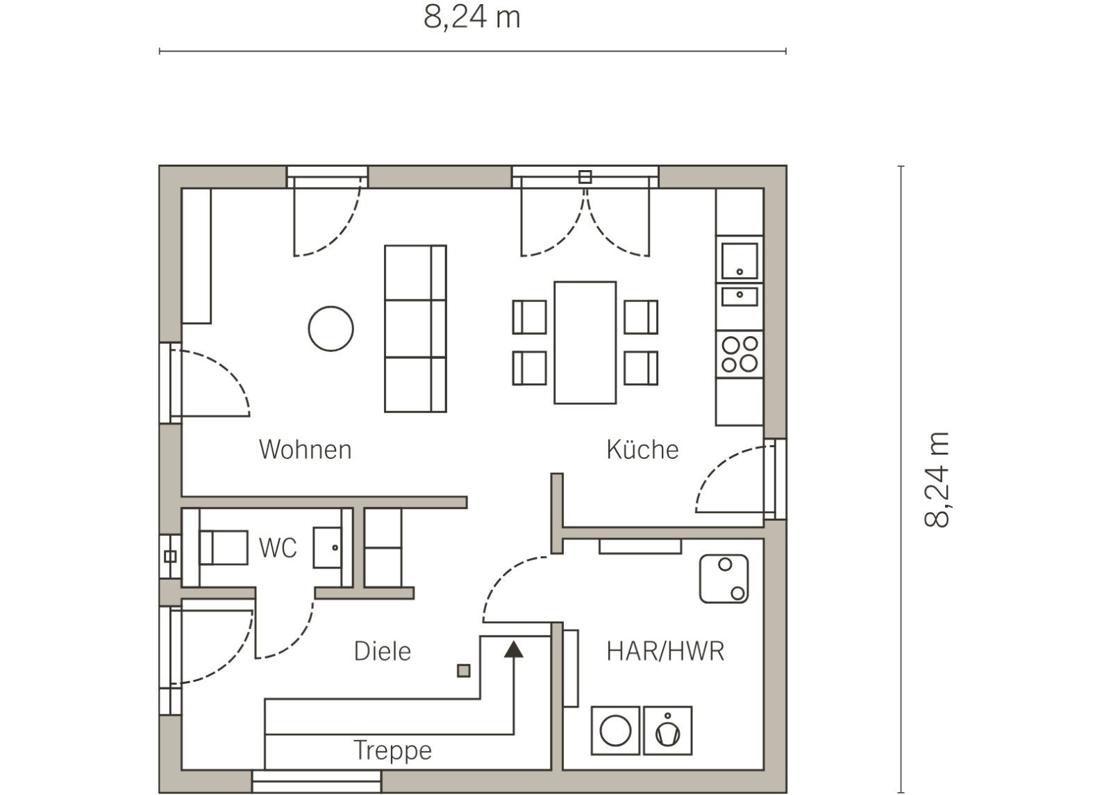 Grundriss Dachgeschoss