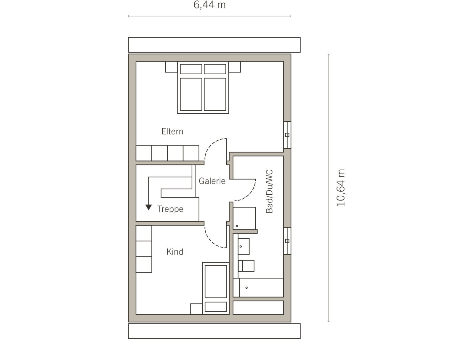 Grundriss Dachgeschoss