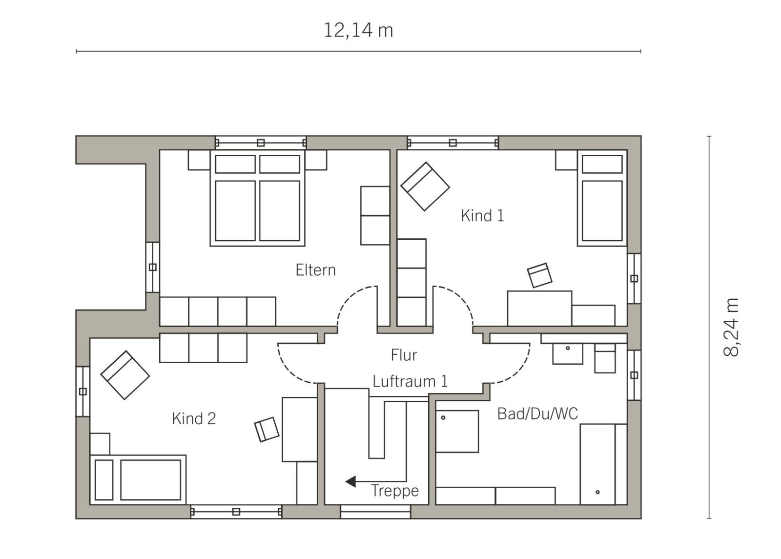 Grundriss Dachgeschoss Grundriss Dachgeschoss
