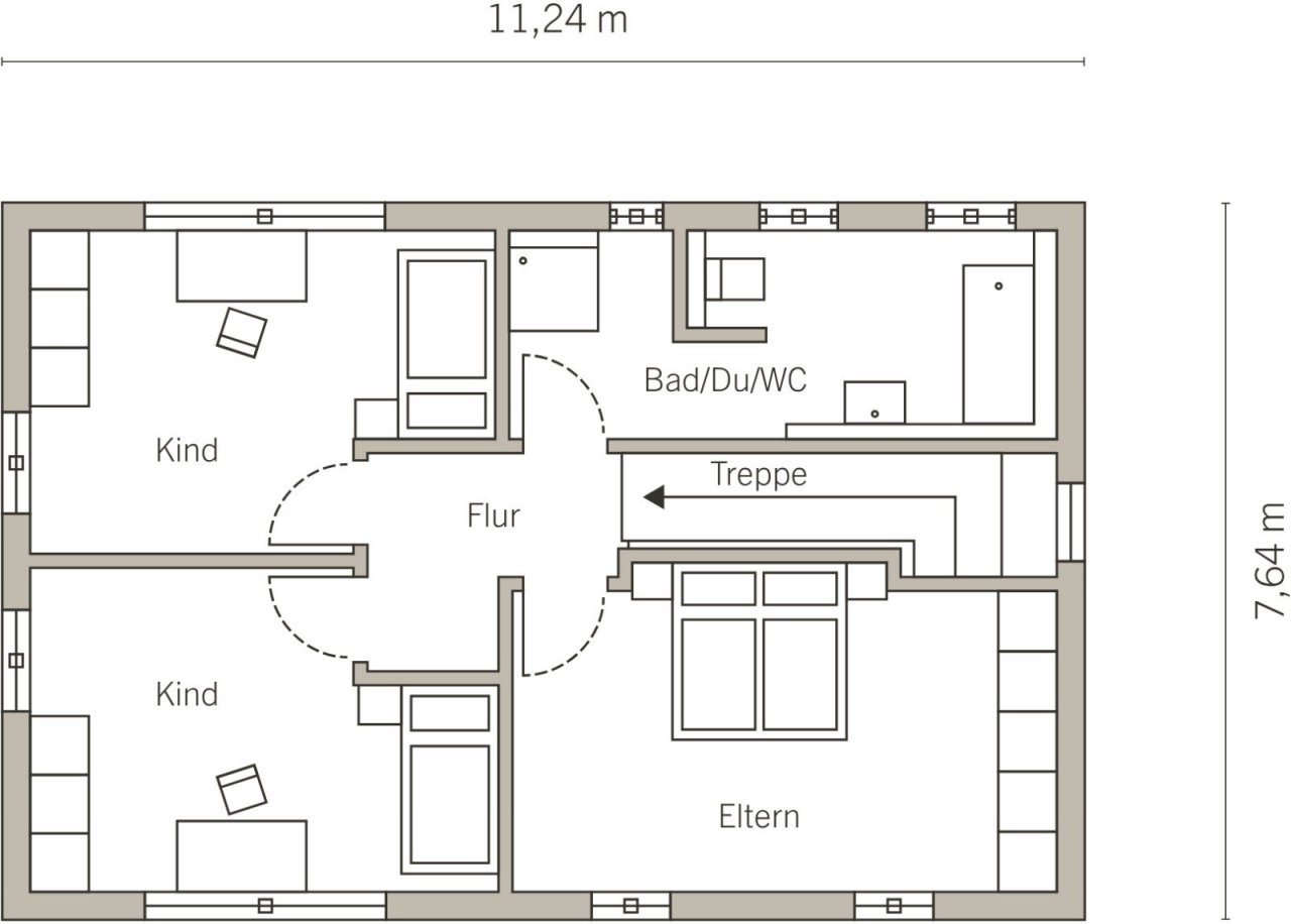 Grundriss Dachgeschoss