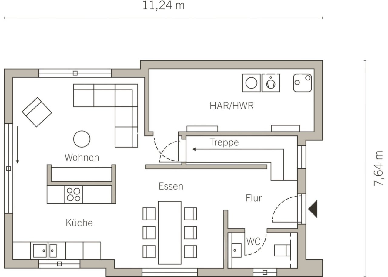 Grundriss Erdgeschoss