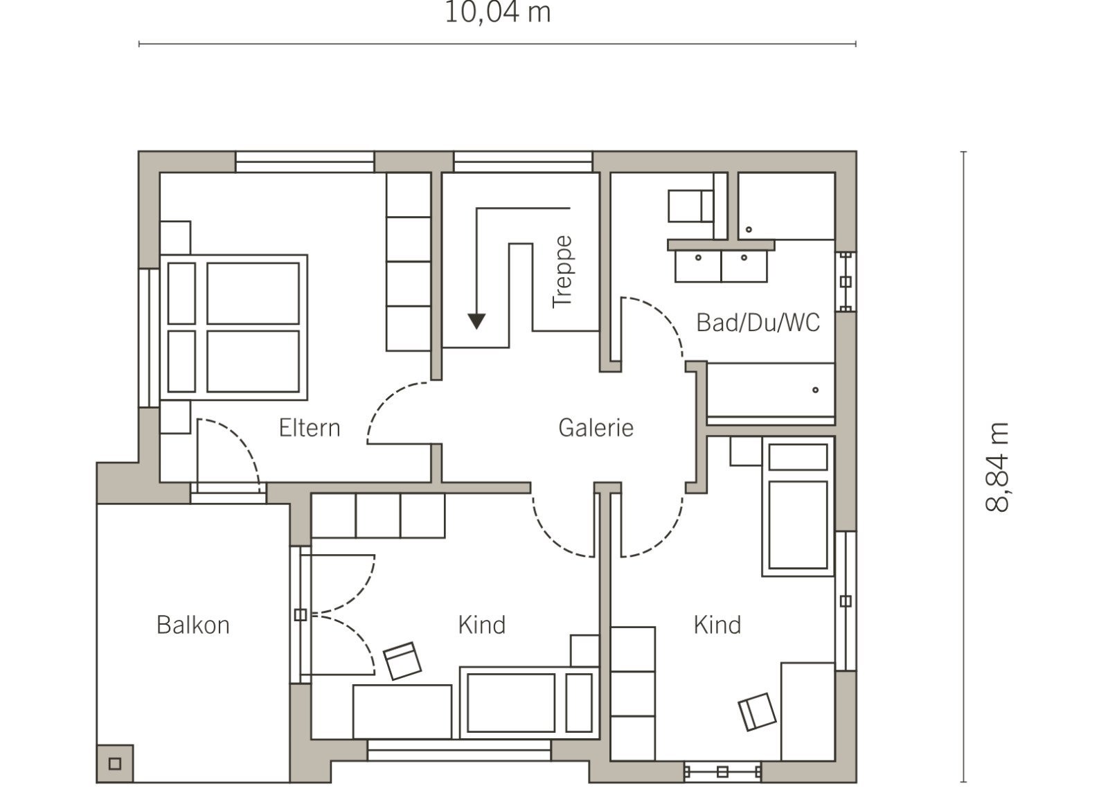 Grundriss Dachgeschoss