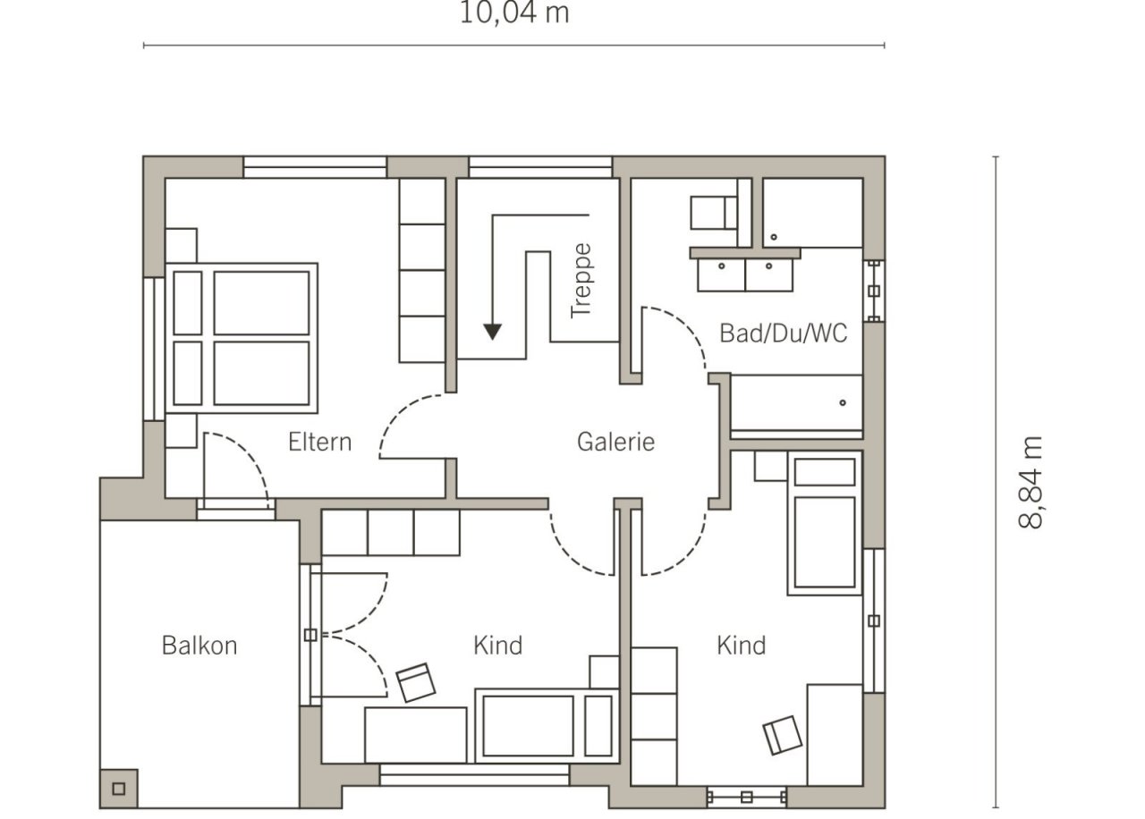 Grundriss Dachgeschoss