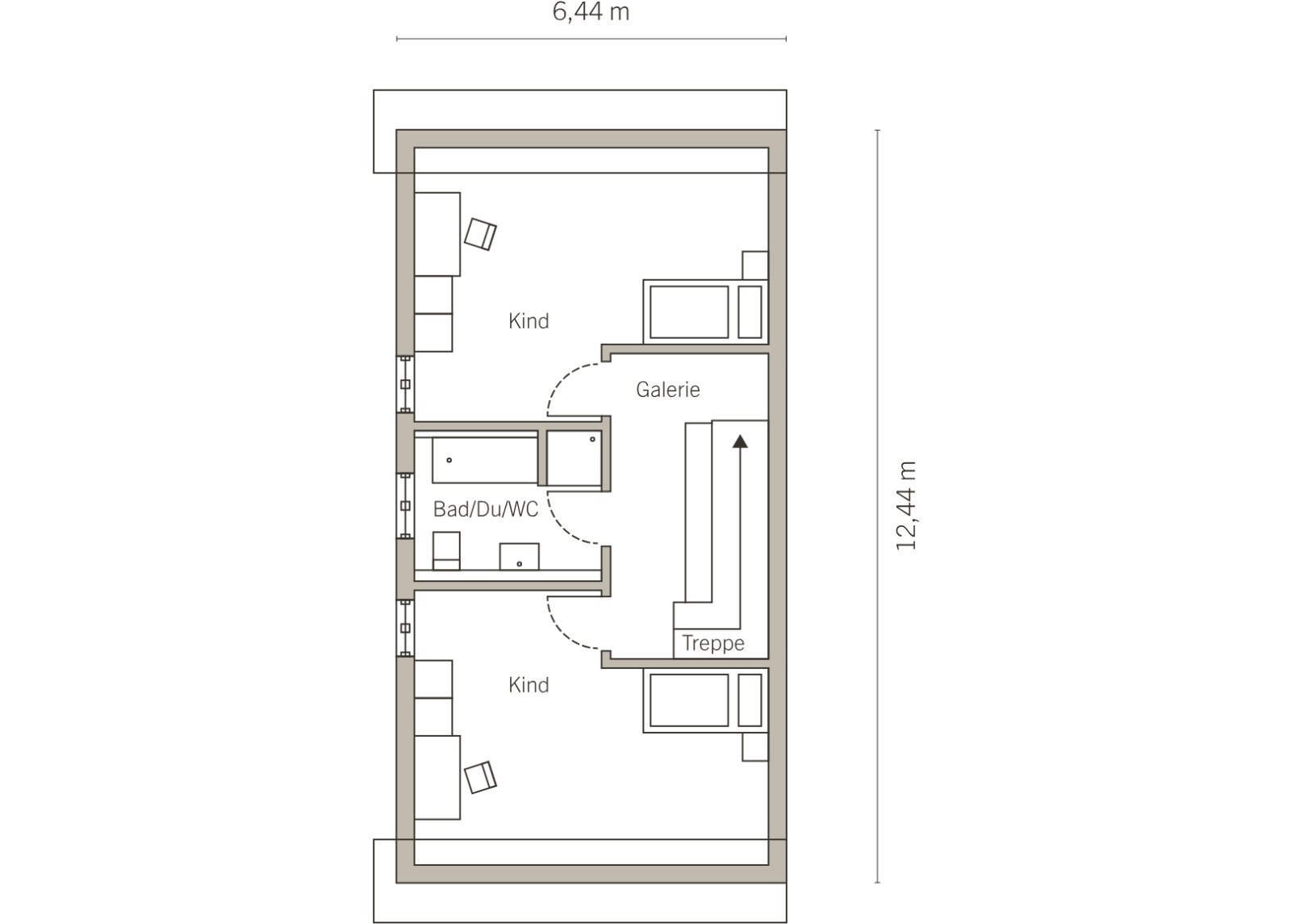 Grundriss Dachgeschoss