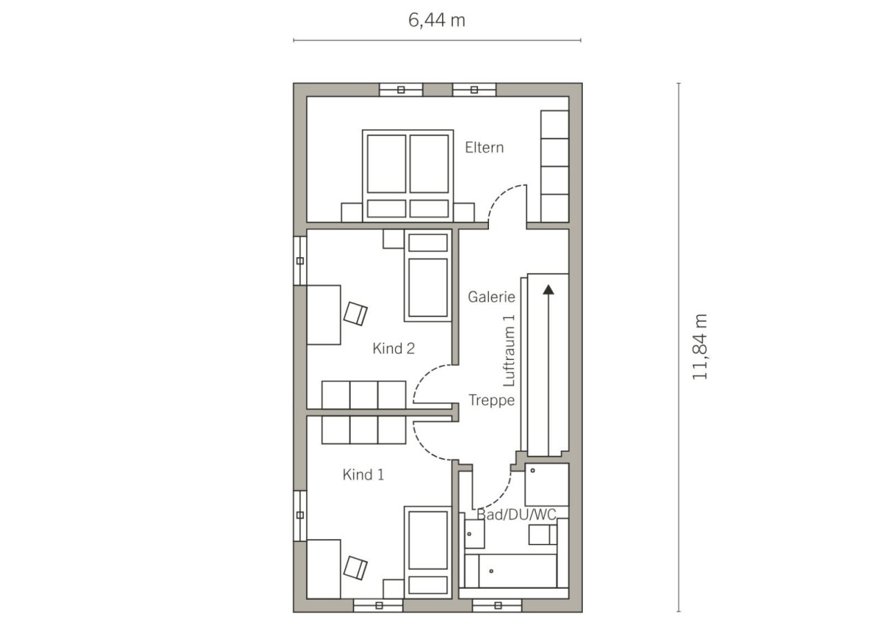 Grundriss Dachgeschoss